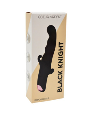 BLACK KNIGHT, Vibromasseur Point G USB en silicone médical doux, doté de 10 modes de vibration