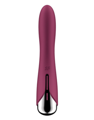 Vibromasseur USB tête rotative point G rouge Spinning Vibe 1 Satisfyer