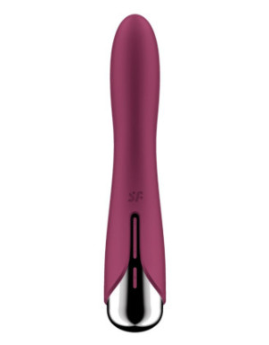 Vibromasseur USB tête rotative point G rouge Spinning Vibe 1 Satisfyer