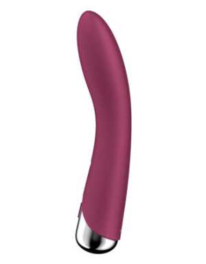 Vibromasseur USB tête rotative point G rouge Spinning Vibe 1 Satisfyer