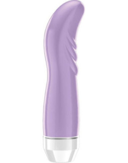 Vibromasseur avec strie violet point G multivitesse