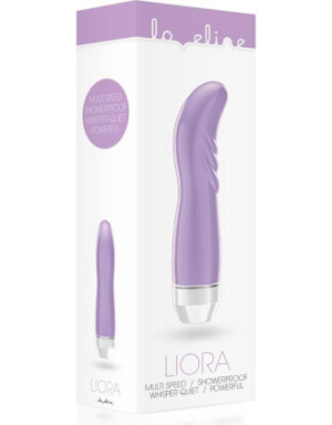 Vibromasseur avec strie violet point G multivitesse