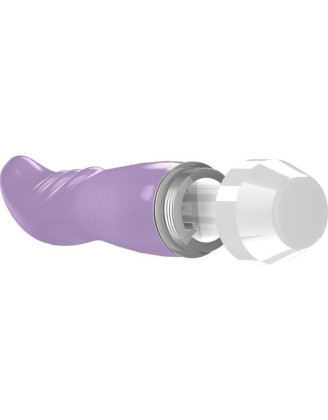 Vibromasseur avec strie violet point G multivitesse