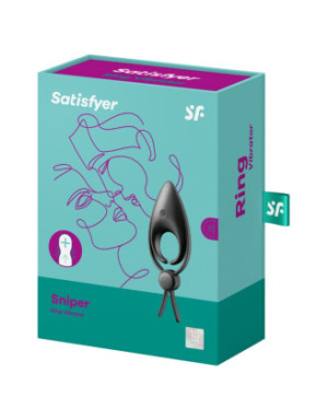 Cockring vibrant USB silicone réglable Sniper Satisfyer