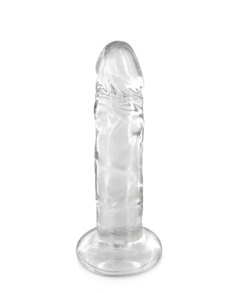 Gode dong jelly transparent ventouse 18cm