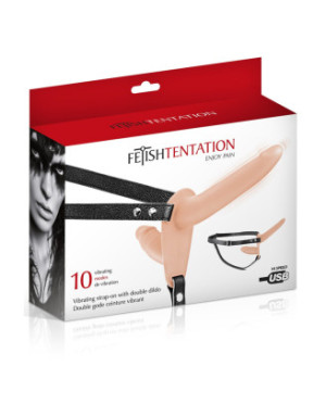 Double gode ceinture vibrant chair USB