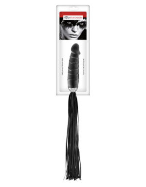 Martinet avec manche gode noir Fetish Tentation