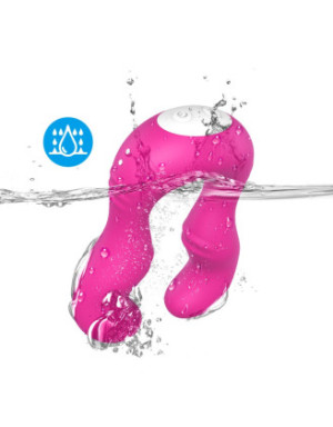 Vibromasseur Rose en forme de U double tête stimulateur point G