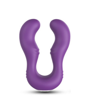 Vibromasseur Violet en forme de U double tête stimulateur point G