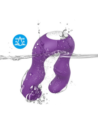 Vibromasseur Violet en forme de U double tête stimulateur point G