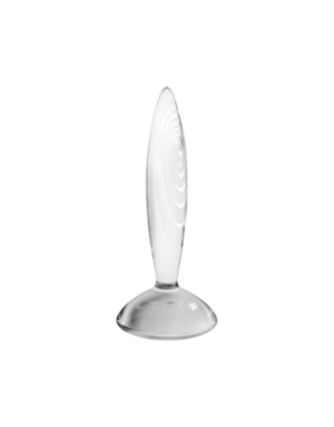 Gode anal en verre borosilicaté massif transparent Sparkling Crystal Satisfyer