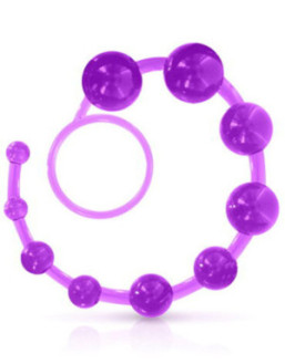 Chapelet anal souple violet