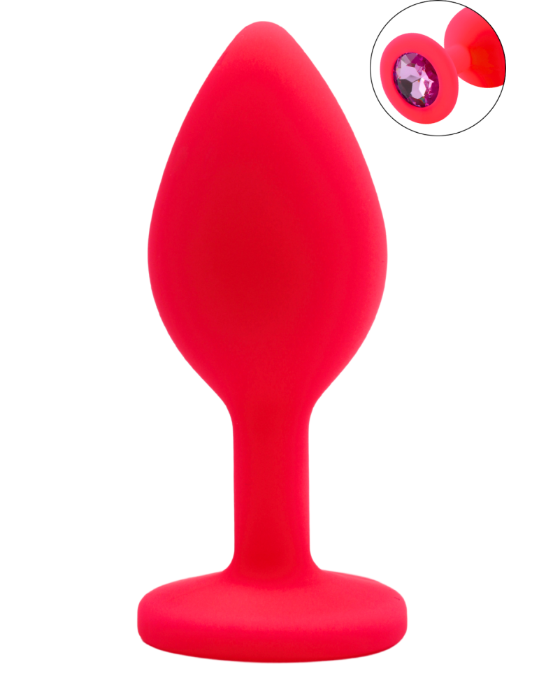 Plug bijou rose Small