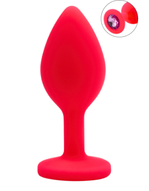 Plug bijou rose Small