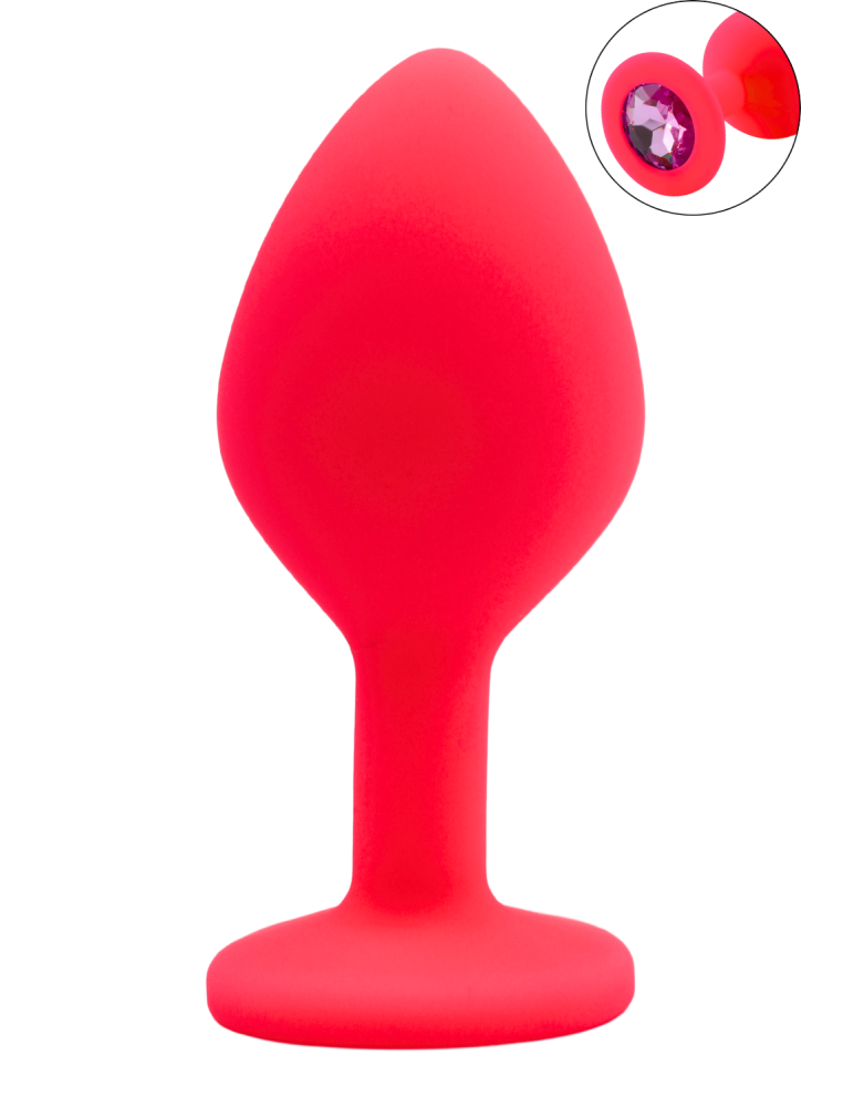Plug bijou rose Medium