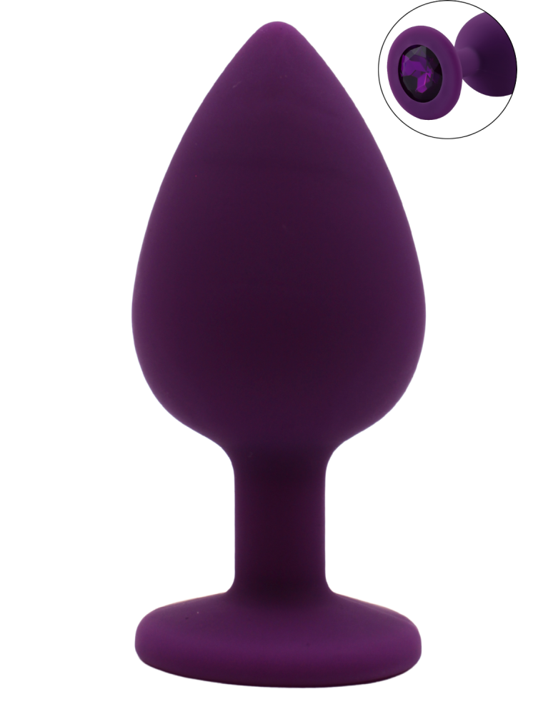 Plug bijou violet Large