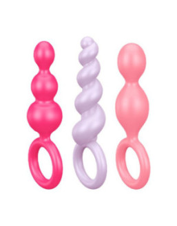 Coffret 3 plugs satisfyer couleur Booty Call