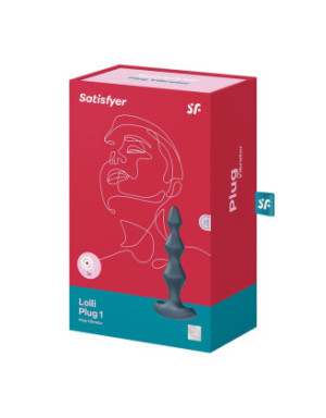 Plug anal vibrant gris USB Lolli Plug 1 Satisfyer