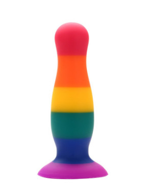 Plug anal ventouse multicouleur taille S