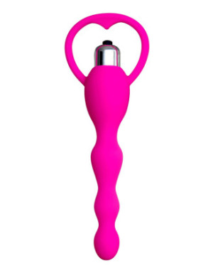 Chapelet anal rose vibrant
