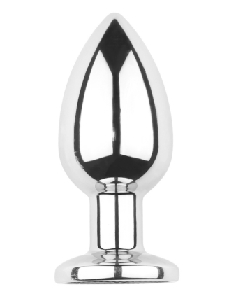 Plug vibrant acier inoxydable anal taille M avec télécommande, USB