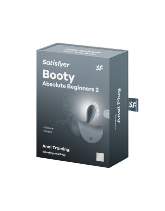 Vibromasseur anal unisexe gris Booty Absolute Beginners 2 Satisfyer