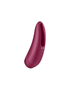 Stimulateur clitoridien connecté bordeaux Curvy 1+ Satisfyer