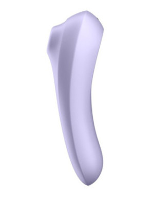 Vibromasseur et stimulateur de clitoris violet connecté Dual Pleasure Satisfyer