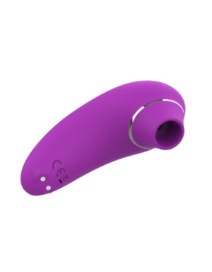 Vibromasseur clitoridien par embout de vibrations sur membrane violet USB