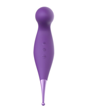 Oiseau du Paradis - Vibromasseur 2 en 1 avec vibration clitoridienne par membrane et embout stimulateur violet