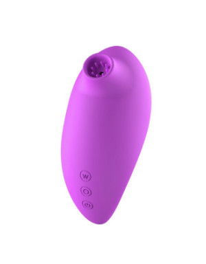 2en1 Stimulateur clitoridien à picots par aspiration avec son œuf vibrant à distance violet