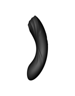 2 en 1 Stimulateur de clitoris et vibromasseur Curvy Trinity Noir 4 Satisfyer