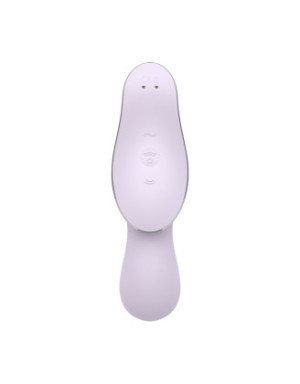 2 en 1 Vibromasseur et stimulateur de clitoris USB violet Curvy Trinity 2 Satisfyer