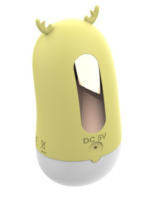 2 en 1 Stimulateur clitoridien par vibrations et par langue USB Cerf