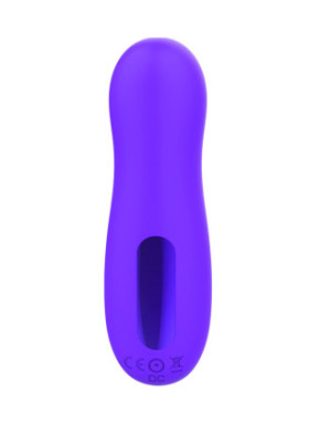 Vibromasseur par vibrations sur membrane rechargeable USB violet 10 vitesses de voyage