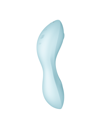 Vibromasseur connecté 3 en 1 Bleu USB Curvy Trinity 5+