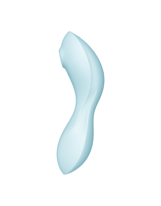 Vibromasseur connecté 3 en 1 Bleu USB Curvy Trinity 5+