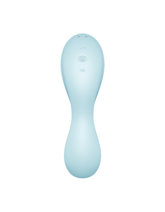 Vibromasseur connecté 3 en 1 Bleu USB Curvy Trinity 5+