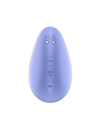 Stimulateur clitoridien par onde de pression sans contact et par vibration USB violet et rose, Pixie Dust Satisfyer