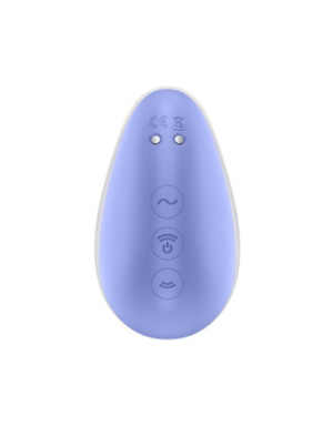 Stimulateur clitoridien par onde de pression sans contact et par vibration USB violet et rose, Pixie Dust Satisfyer