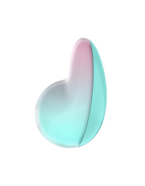 Stimulateur clitoridien par onde de pression sans contact et par vibration USB vert et rose, Pixie Dust Satisfyer