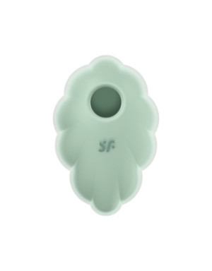 Stimulateur clitoridien par onde de pression sans contact et par vibration USB vert menthe, Cloud Dancer Satisfyer