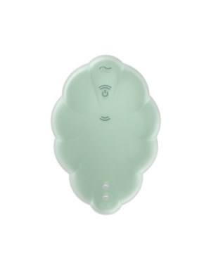 Stimulateur clitoridien par onde de pression sans contact et par vibration USB vert menthe, Cloud Dancer Satisfyer