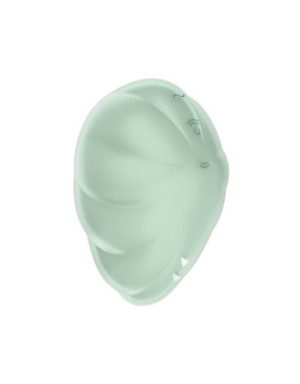 Stimulateur clitoridien par onde de pression sans contact et par vibration USB vert menthe, Cloud Dancer Satisfyer