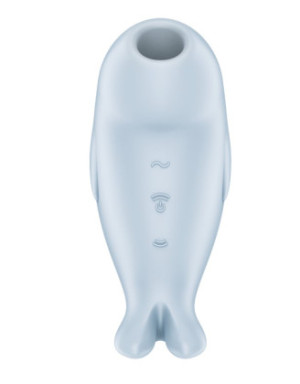 Stimulateur de clitoris vibration et air pulsé USB bleu Seal You Soon Satisfyer