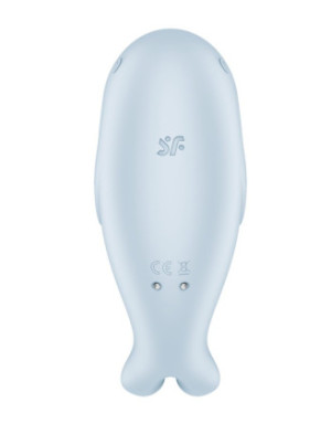 Stimulateur de clitoris vibration et air pulsé USB bleu Seal You Soon Satisfyer