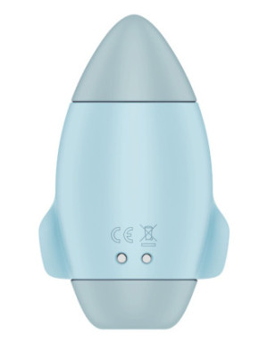 Stimulateur de clitoris violet vibration et air pulsé USB vert Mission control Satisfyer