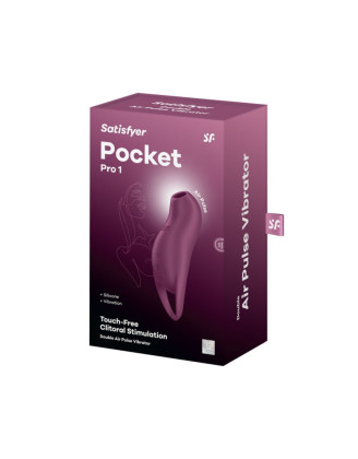 Stimulateur clitoridien couleur pourpre Pocket Pro 1 SatisfyerSA
