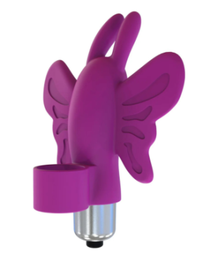 Doigt chinois vibrant papillon violet