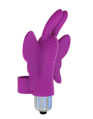 Doigt chinois vibrant papillon violet